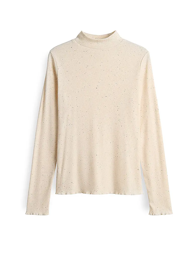 OPUS | Jersey de cuello alto SUHANNA CURLY | Crema