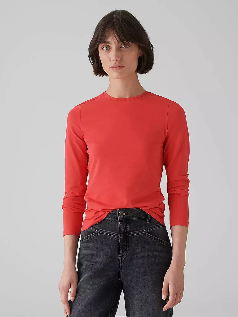 OPUS | Langarmshirt SMILLA | Rojo