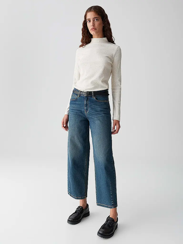 OPUS | Langarmshirt SUHANNA | Crema