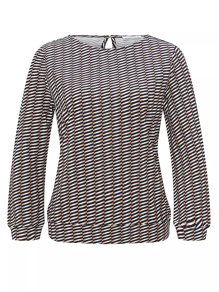 OPUS | Langarmshirt SUSTA | Marrón