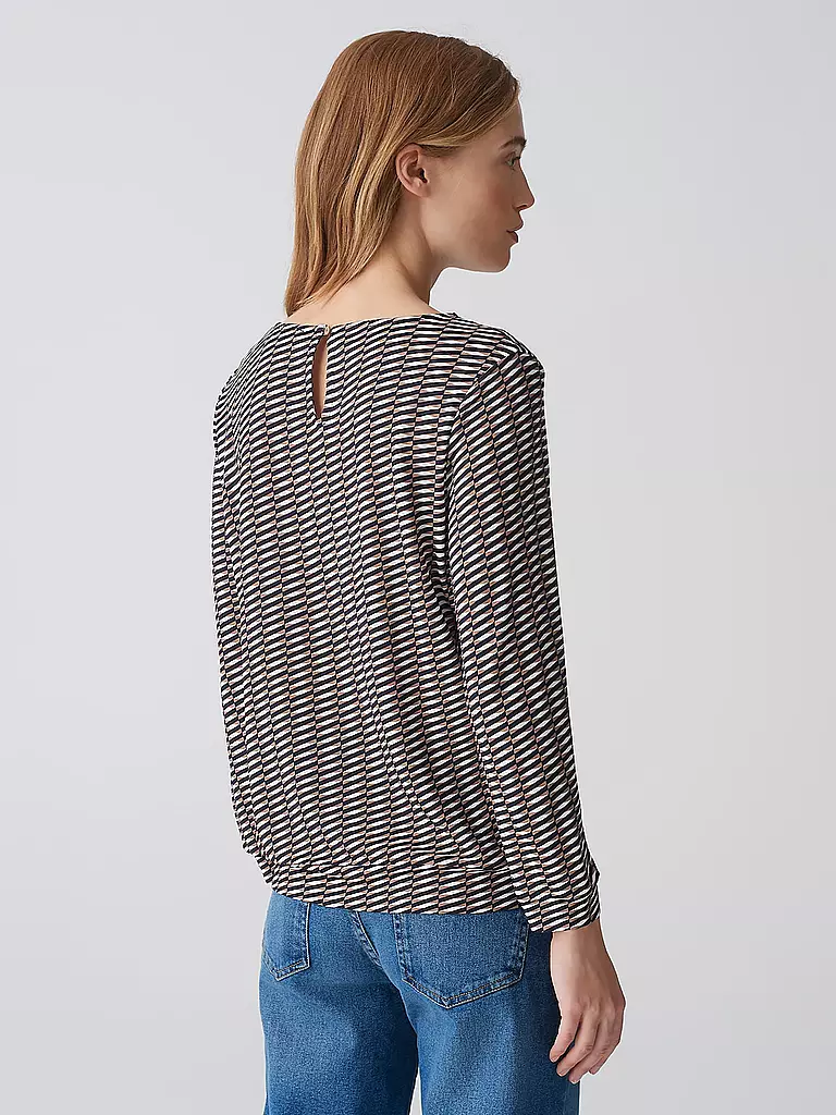 OPUS | Langarmshirt SUSTA | Marrón