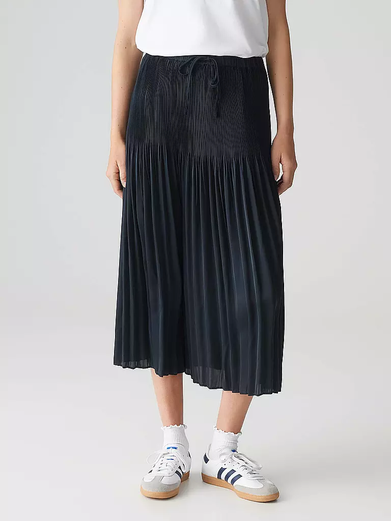 OPUS | Midi falda RIBANE FRENCH | Azul oscuro
