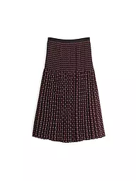 OPUS | Midi falda RIBANE LONDON | Rojo oscuro