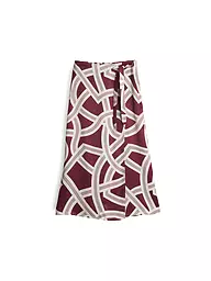 OPUS | Midi falda ROBALI LANE | Rojo oscuro