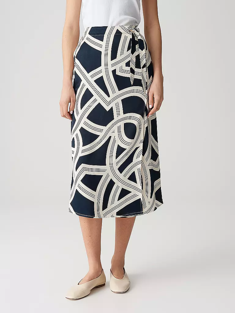 OPUS | Midi falda ROBALI LANE | Azul oscuro