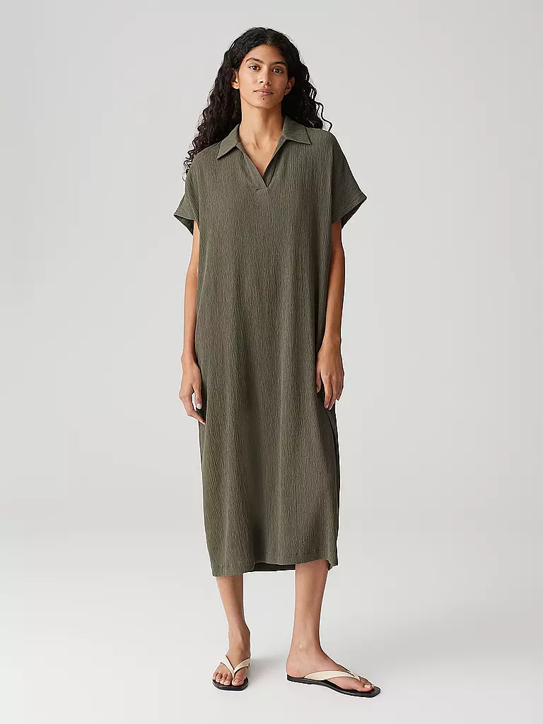 OPUS | Midikleid WANNIE | Oliva