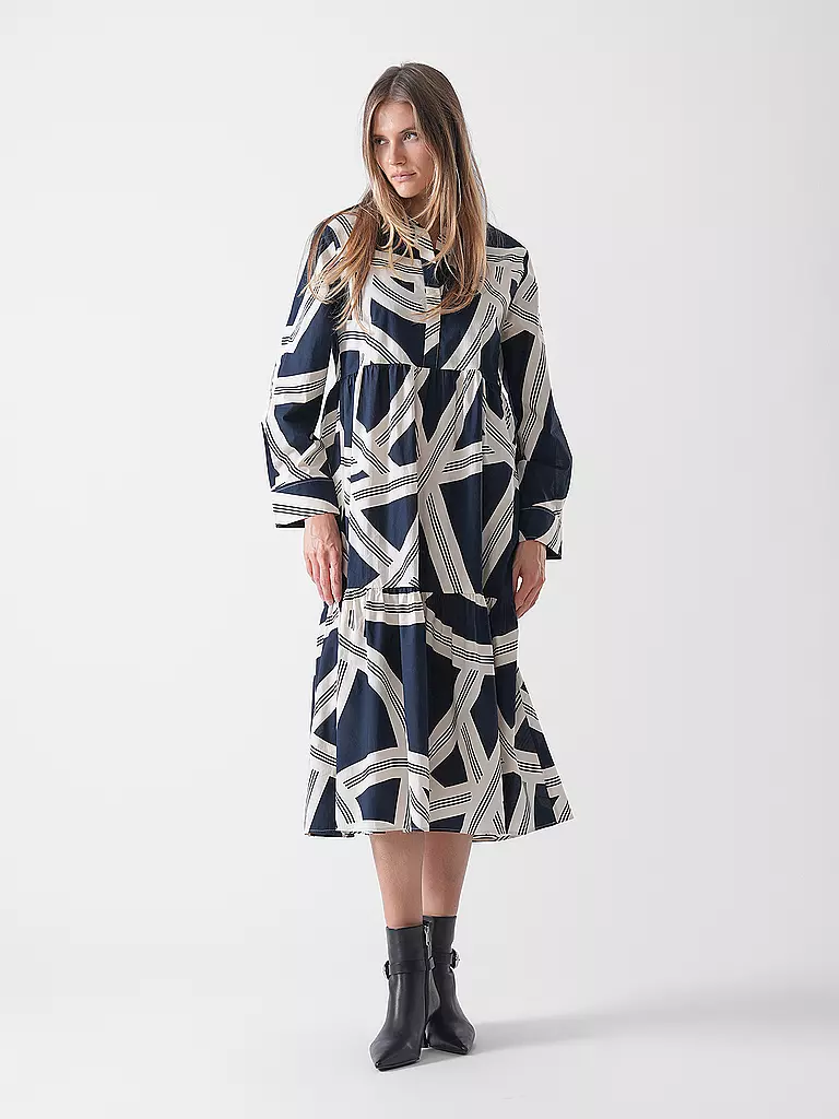 OPUS | Midikleid WERANO LANE | Azul oscuro