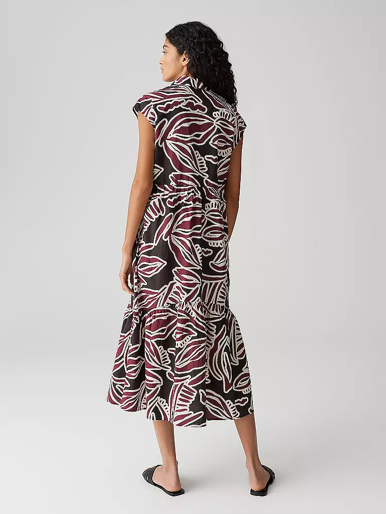 OPUS | Midikleid WERISA | Rojo oscuro