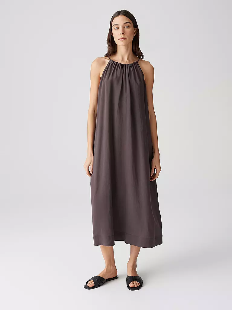 OPUS | Midikleid WIDALA | Marrón