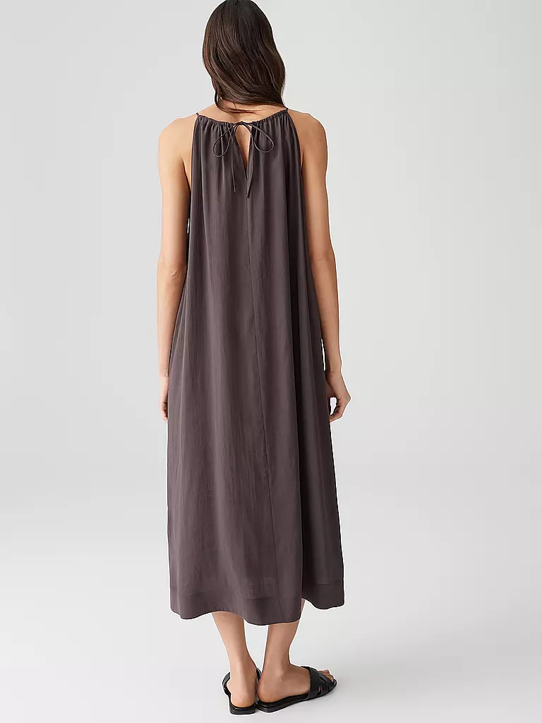 OPUS | Midikleid WIDALA | Marrón