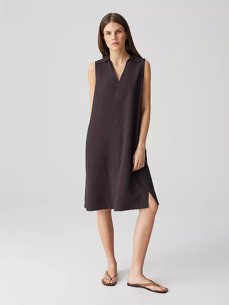 OPUS | Midikleid WIKA | Marrón
