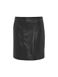 OPUS | Minirock in Lederoptik RELVINA EDGY | Negro