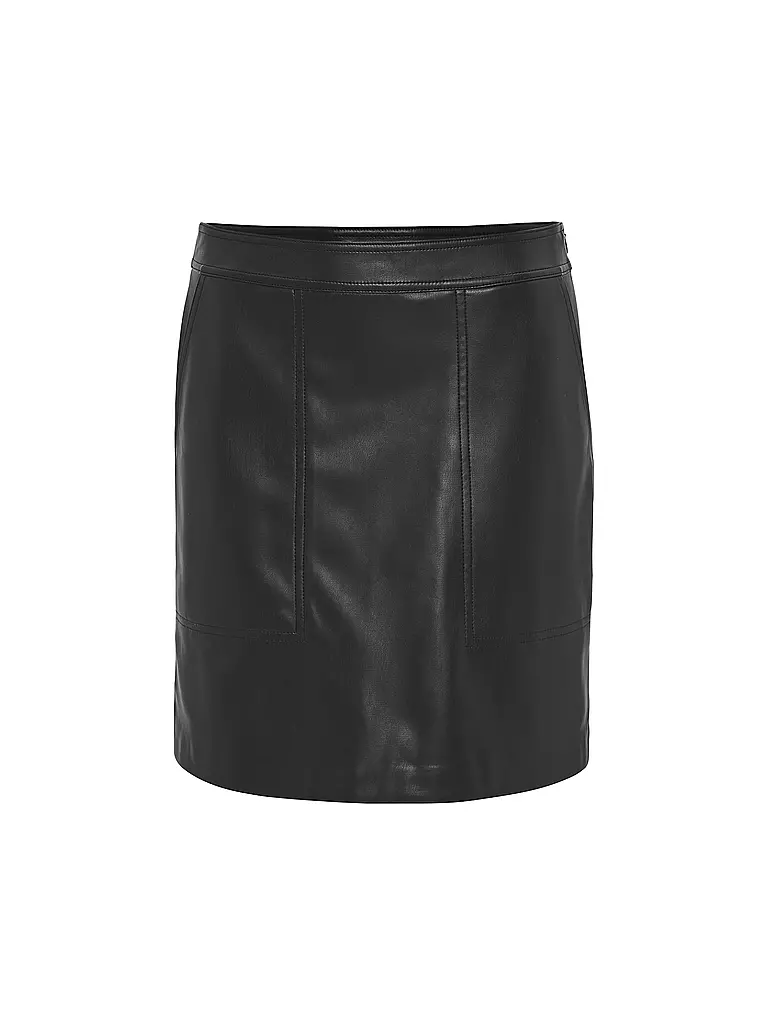 OPUS | Minirock in Lederoptik RELVINA EDGY | Negro