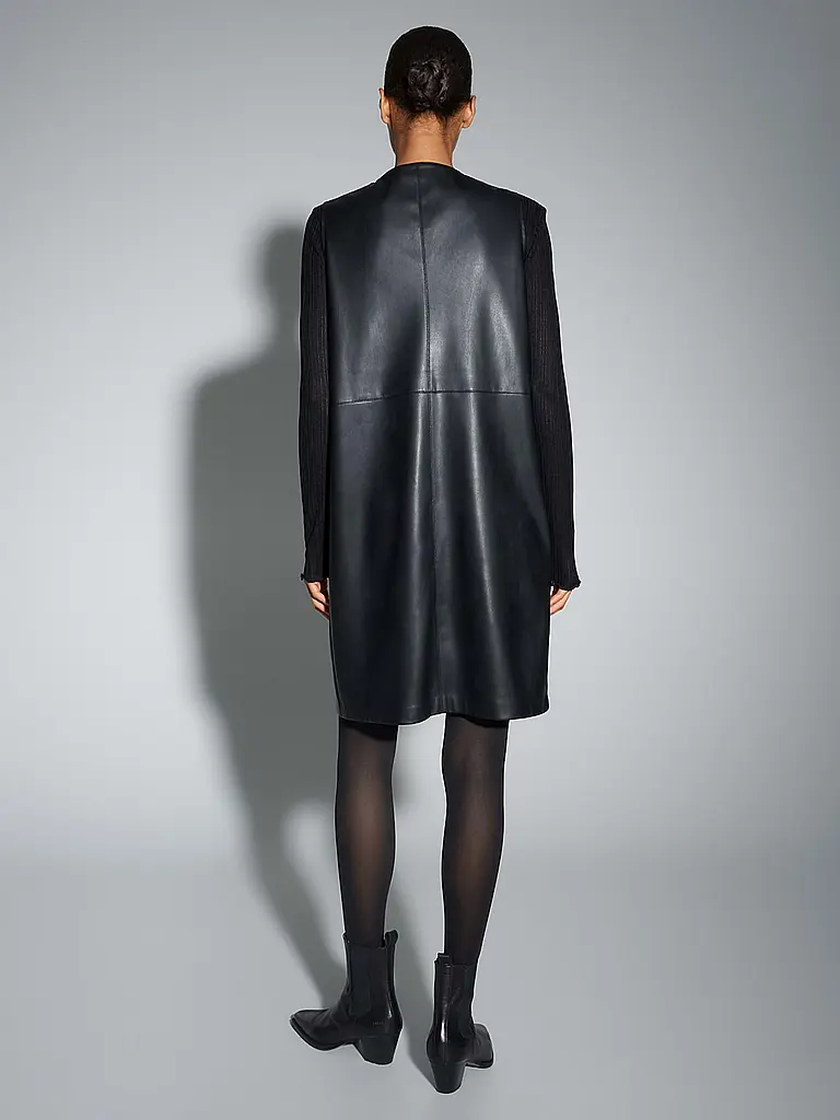 OPUS | Minivestido de efecto cuero WANCY | Negro