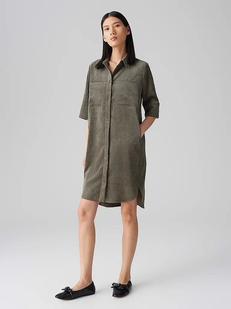 OPUS | Minivestido WINCHESTA | Verde oscuro