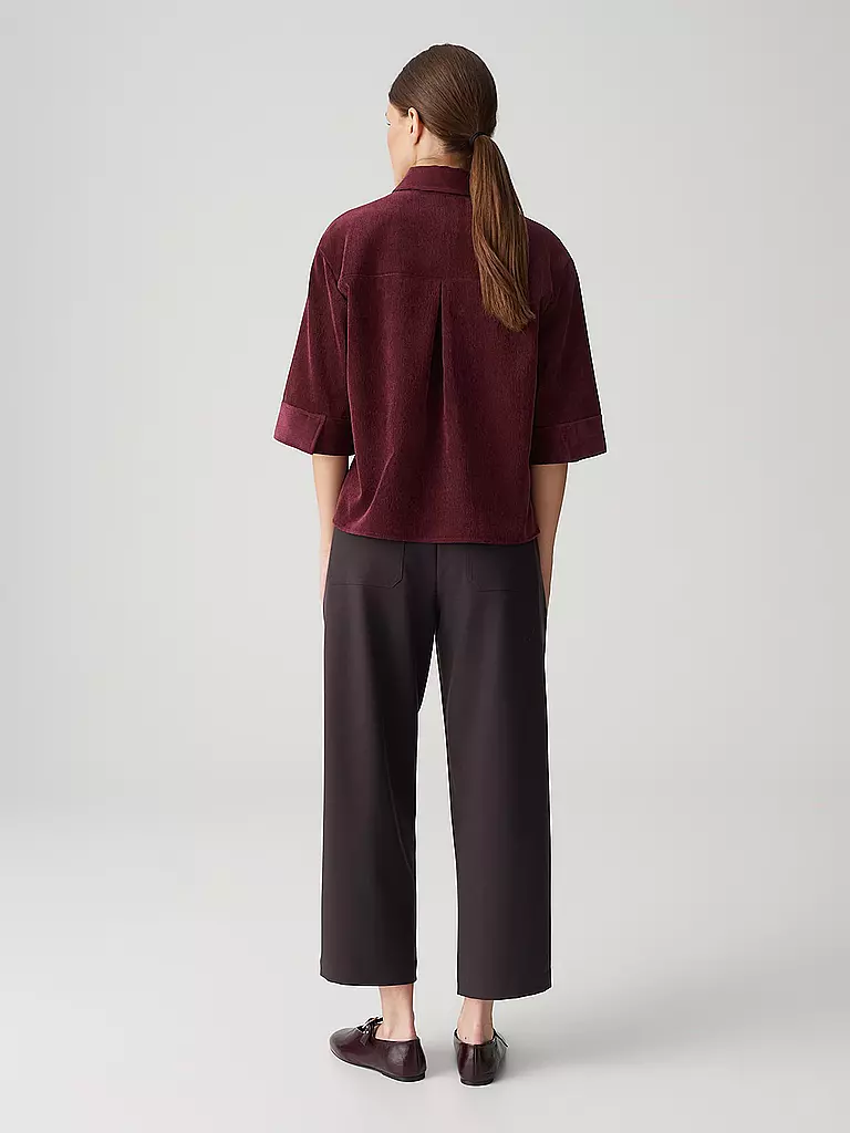 OPUS | Overshirt FAISA | Rojo oscuro
