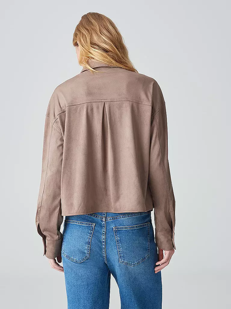 OPUS | Overshirt FONTEGA | Marrón