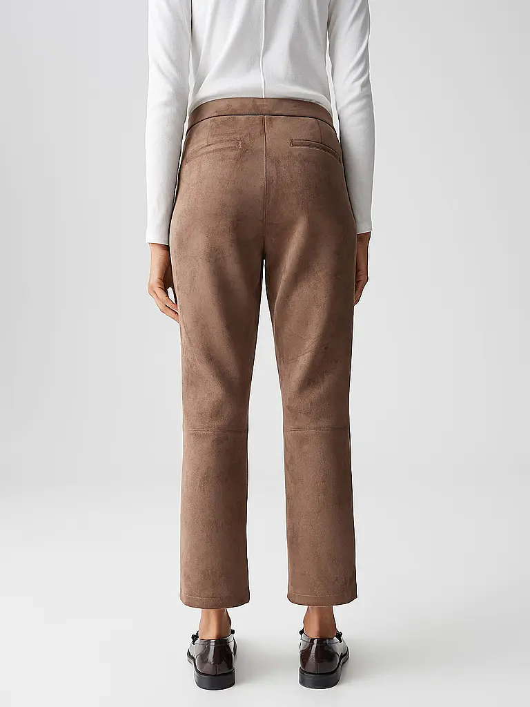 OPUS | Pantalón de efecto cuero ELVINA COZY |