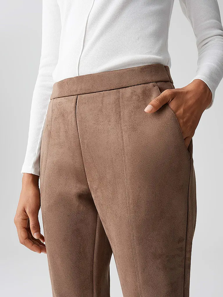 OPUS | Pantalón de efecto cuero ELVINA COZY |