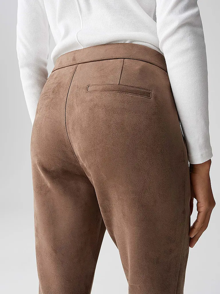 OPUS | Pantalón de efecto cuero ELVINA COZY |
