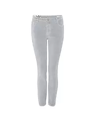 OPUS | Pantalón de pana Slim Fit EVITA GLAZED | Gris claro