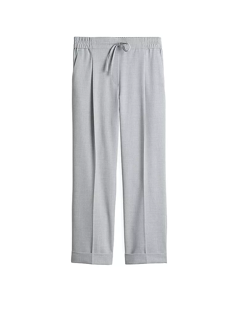 OPUS | Pantalón de vestir 7/8 MELOSA CITY | Gris claro
