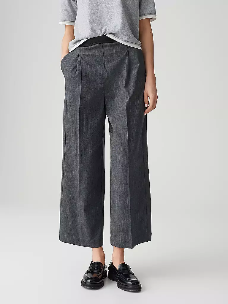 OPUS | Pantalón de vestir 7/8 MOZY LANE | Azul oscuro
