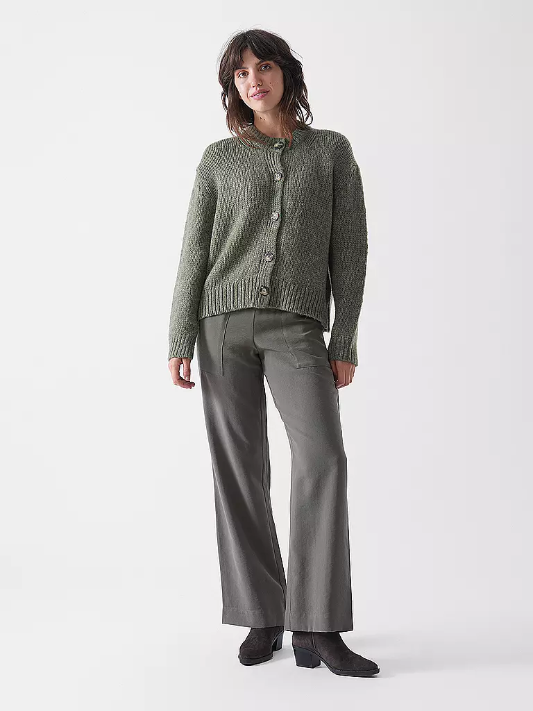 OPUS | Pantalón de vestir MAROU CARGO | Oliva