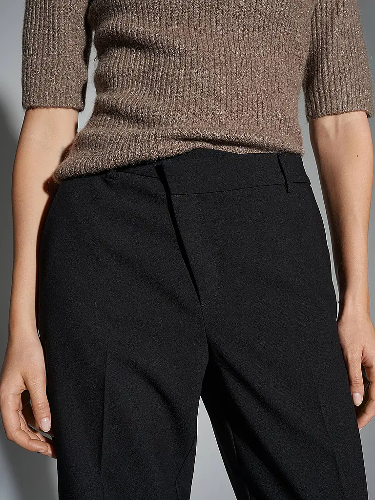 OPUS | Pantalón de vestir MEERI CRISSCROSS | Negro