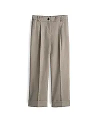 OPUS | Pantalón de vestir MEERI HERRINGBONE | Beige