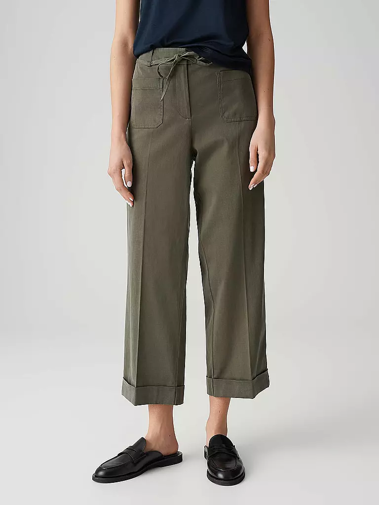 OPUS | Pantalón de vestir MEERI URBAN | Oliva