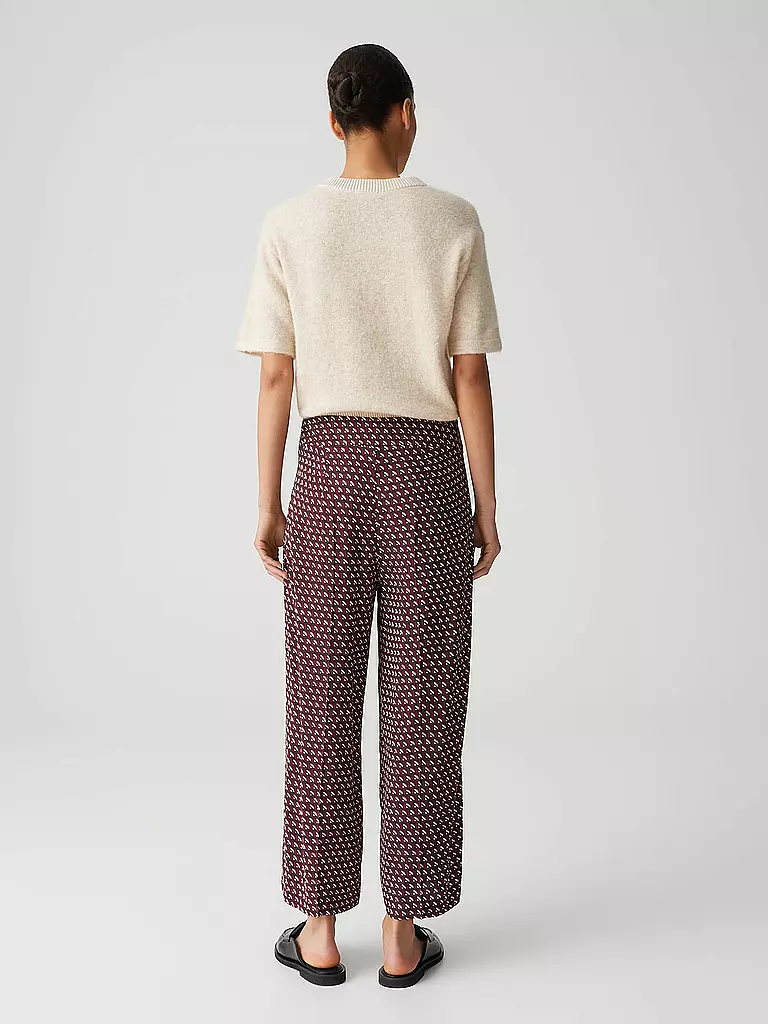 OPUS | Pantalón de vestir MISHA LONDON | Rojo oscuro
