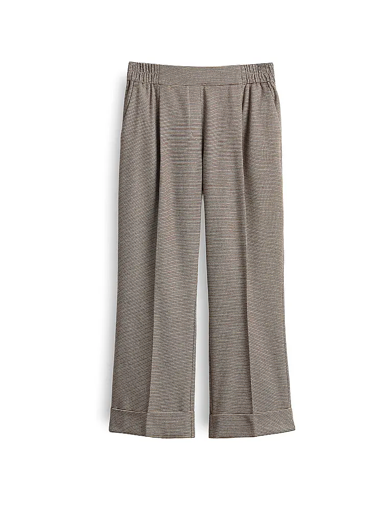 OPUS | Pantalón Jogging Fit MAIKITO PEPITA | Marrón claro