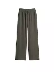 OPUS | Pantalón Jogging Fit MAROU CRINKLE | Verde oscuro