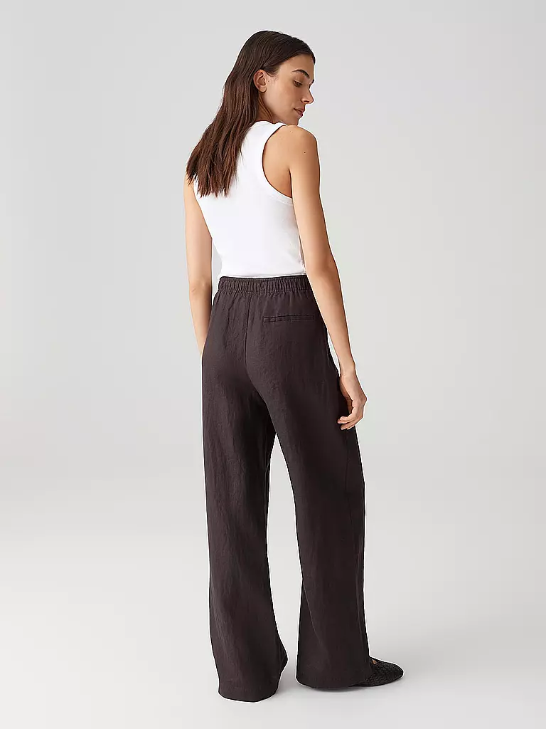 OPUS | Pantalones de lino MILENI | Marrón