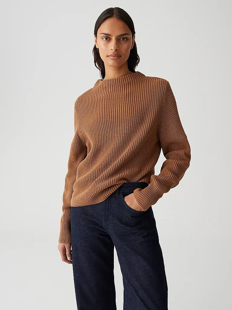 OPUS | Pullover PONTELLE | Marrón claro