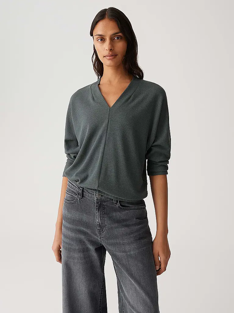 OPUS | Pullover SLUTO | Verde oscuro