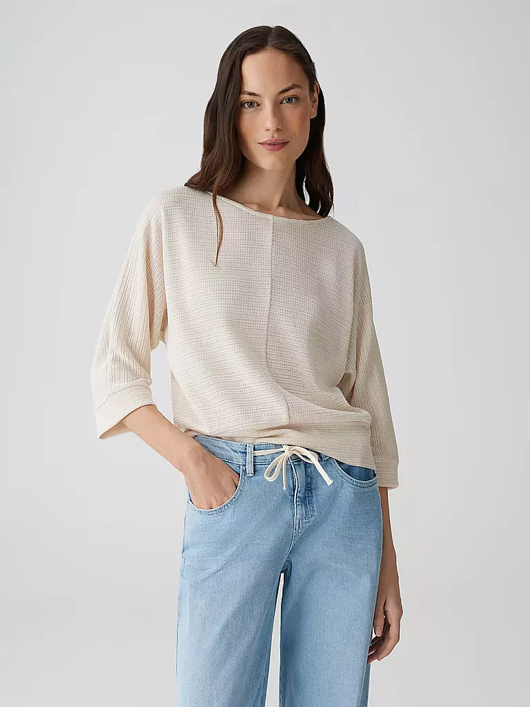 OPUS | Pullover SOLLIKA STRUCTURE | Crema
