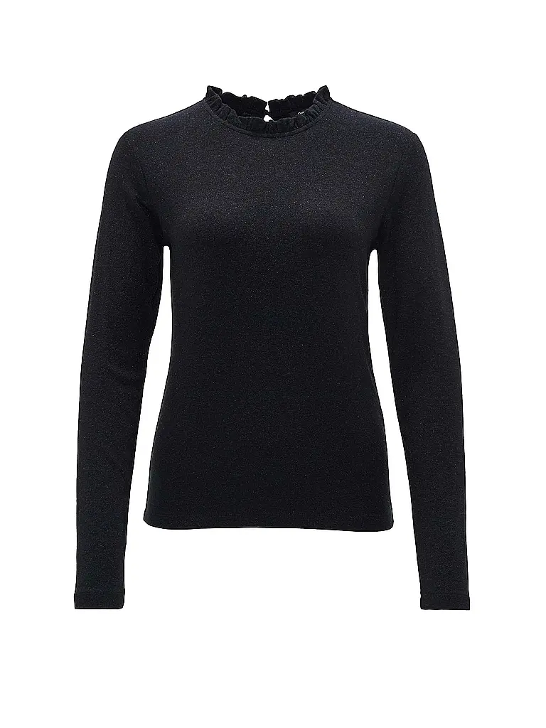 OPUS | Rollkragenpullover SANBA | Negro