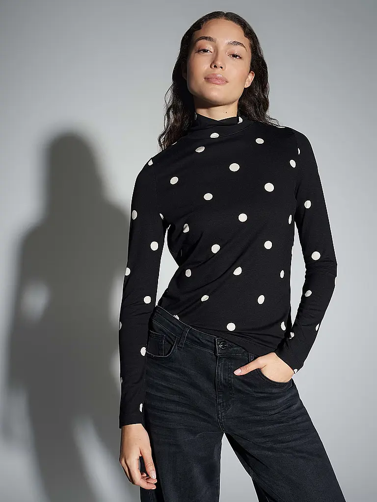 OPUS | Rollkragenpullover SIPUNKTO | Negro