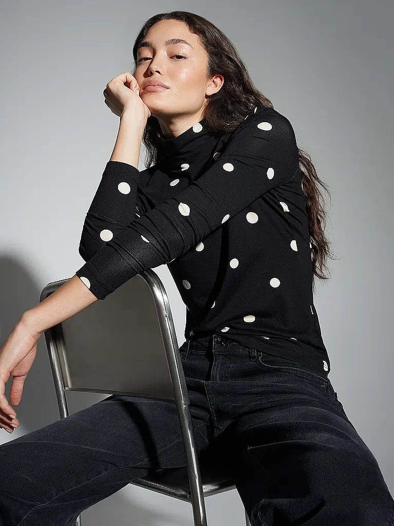 OPUS | Rollkragenpullover SIPUNKTO | Negro