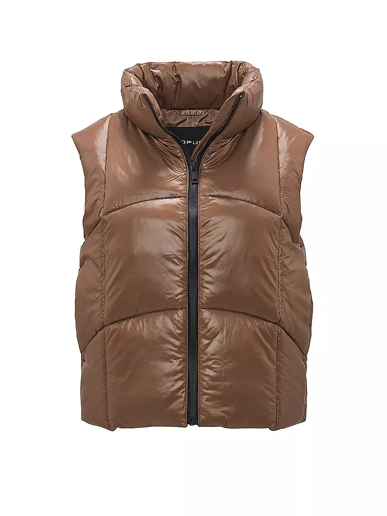 OPUS | Steppgilet WOERTEL | Marrón