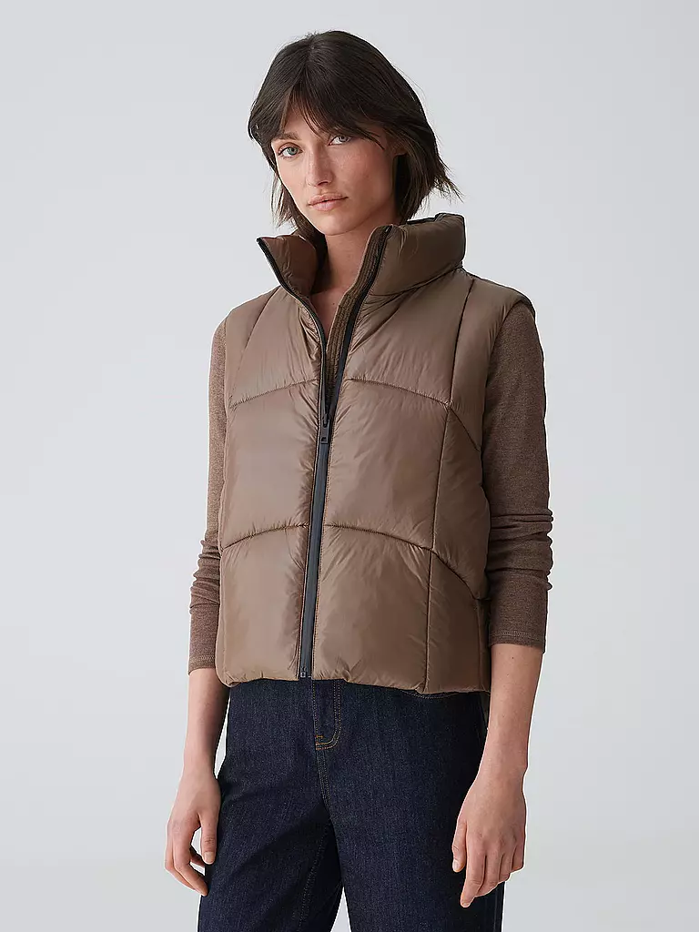 OPUS | Steppgilet WOERTEL | Marrón