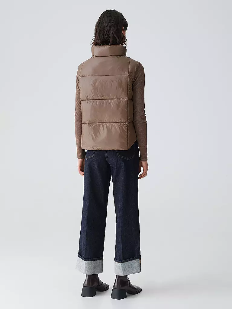 OPUS | Steppgilet WOERTEL | Marrón