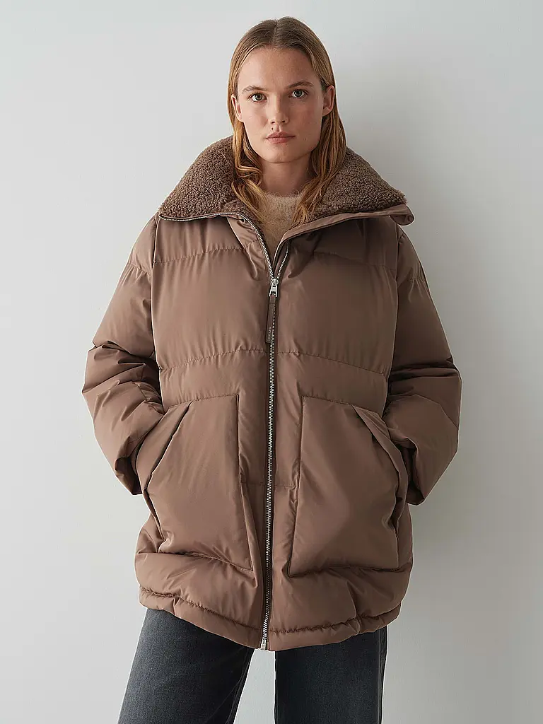 OPUS | Steppjacke HILEEN | Marrón