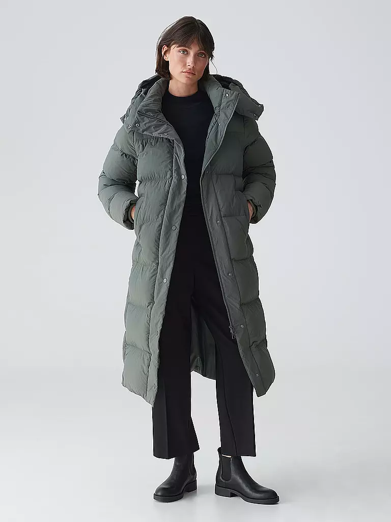 OPUS | Steppmantel HALLINE | Verde oscuro
