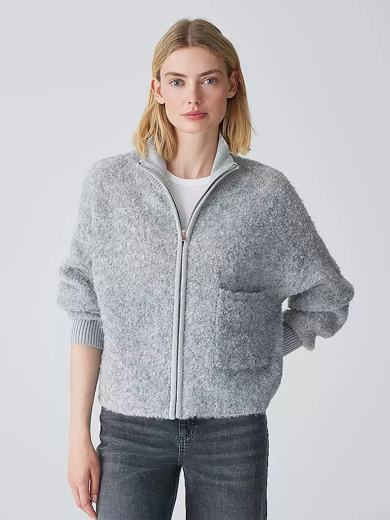 OPUS | Strickjacke DARILA | Gris claro