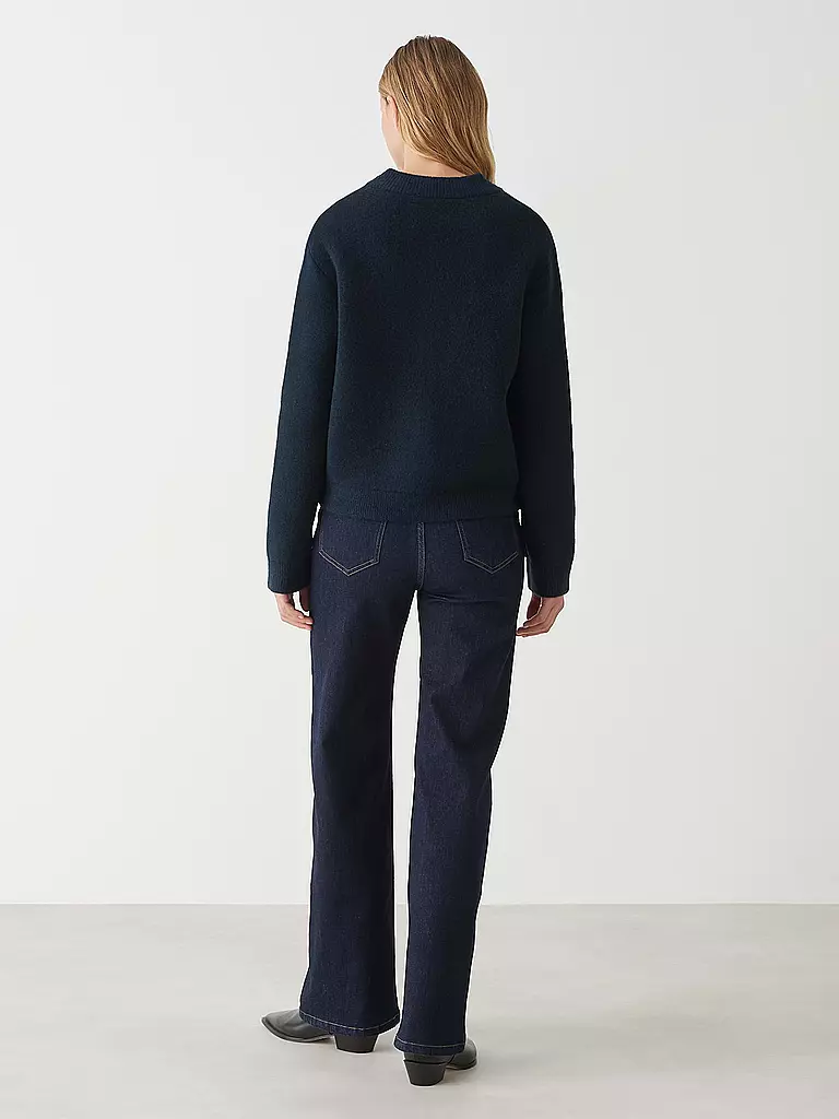 OPUS | Strickjacke DOMBA | Azul oscuro