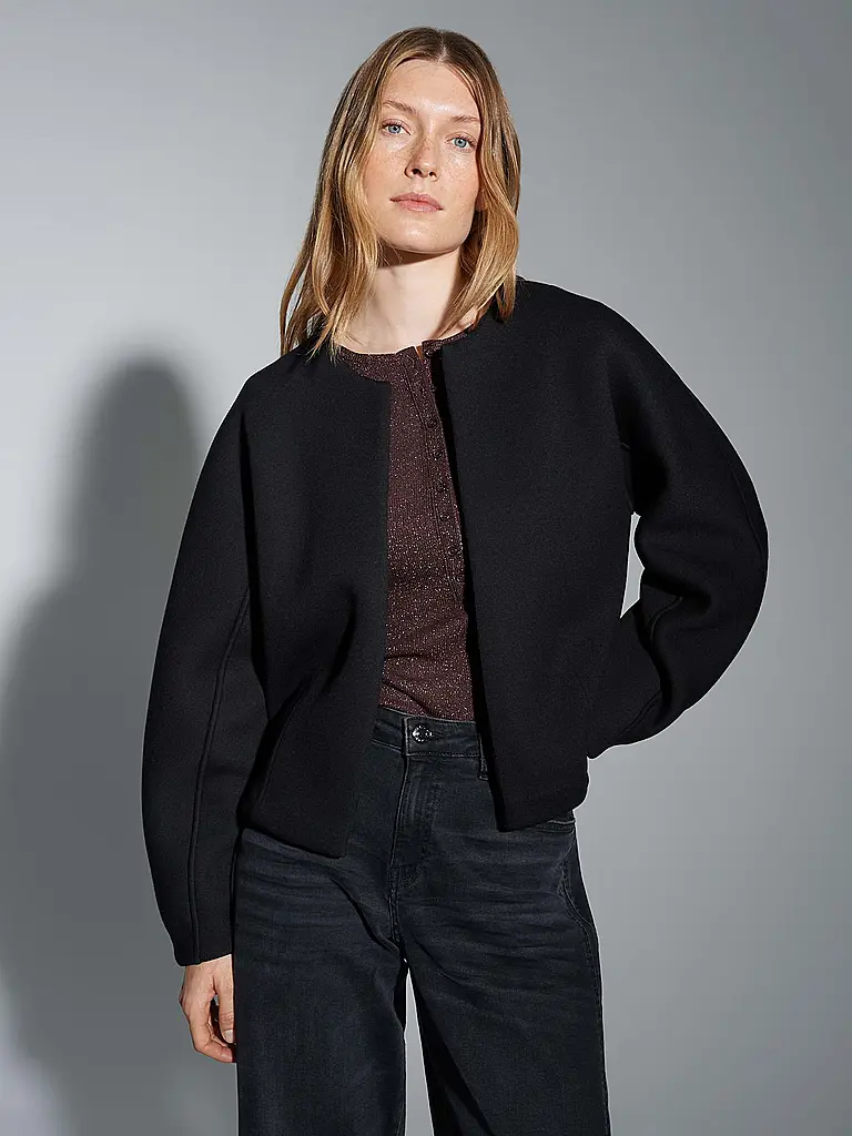 OPUS | Strickjacke GEMURI | Negro