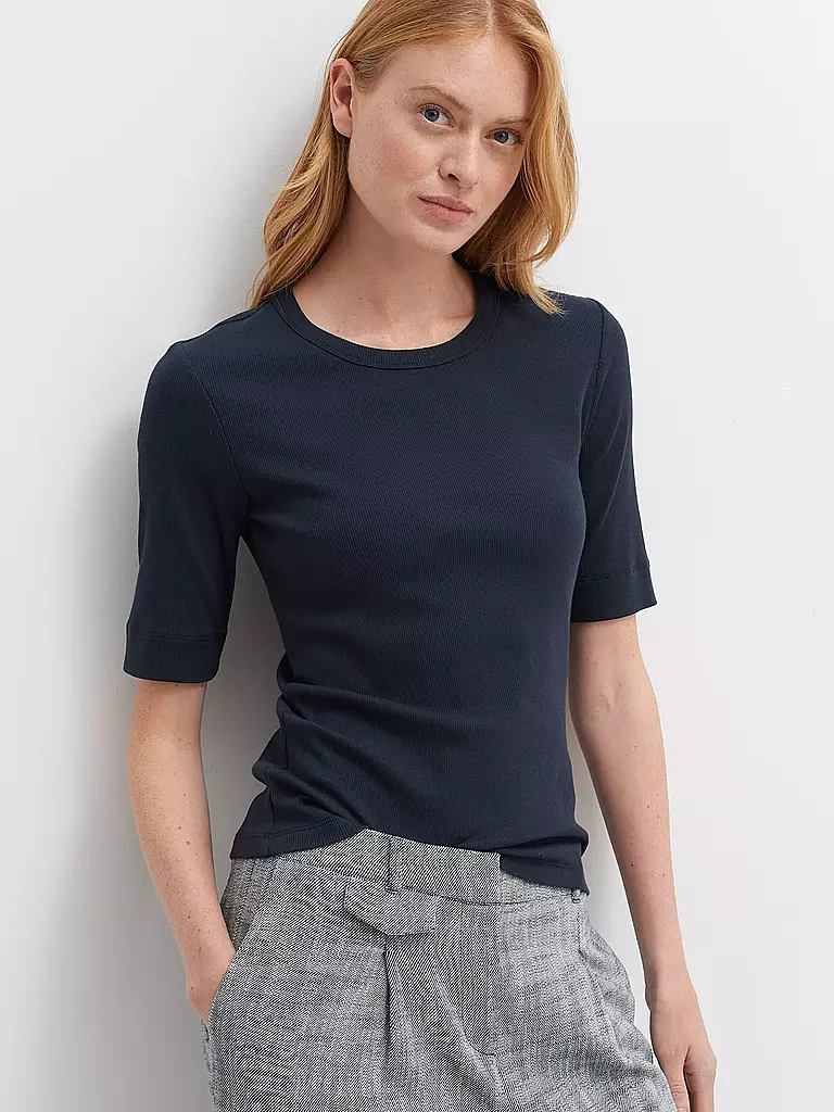 OPUS | T-Shirt SUSTAFA | Azul